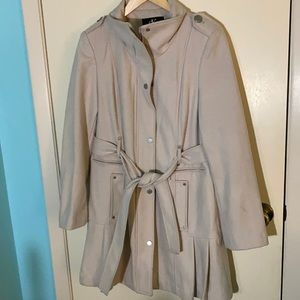Calvin Klein woman’s medium pea/trench coat